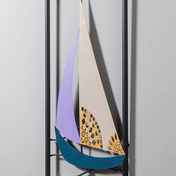 Wallity Port de Cannes - 1 Accesorio Decorativo de Metal Multicolor Wallity Port de Cannes - 1 Accesorio Decorativo de Metal Multicolor